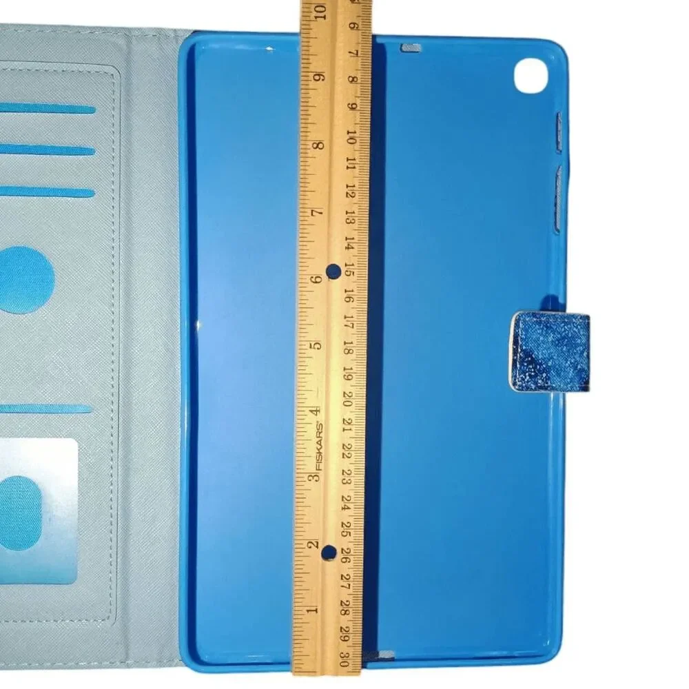 Folding Tablet Case Wallet Style with Card Slots